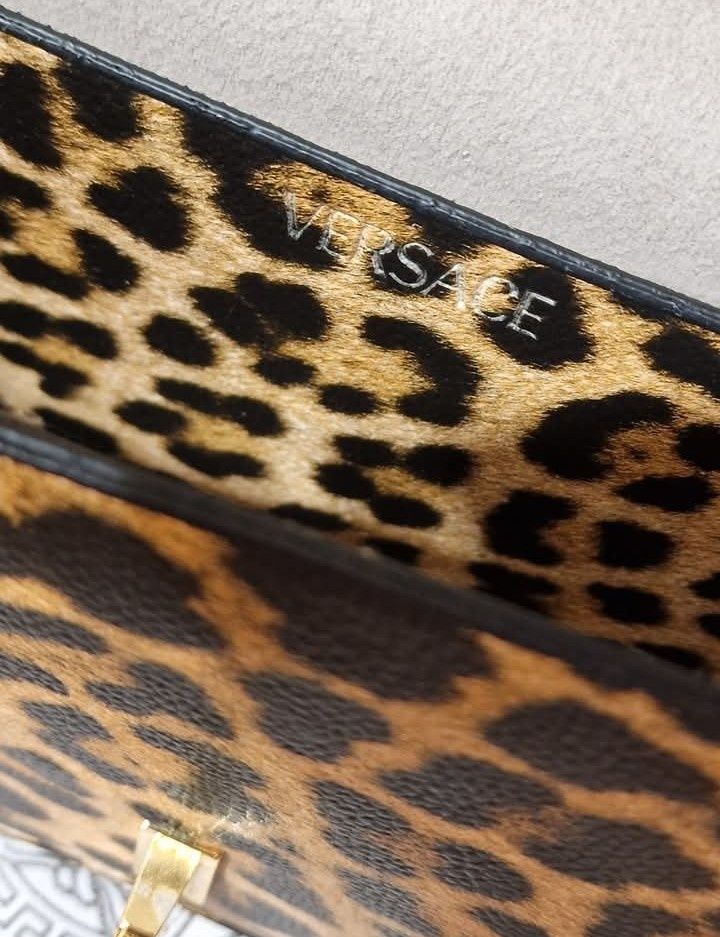 Geanta animal print Versace,new collection,saculet, etichetă
