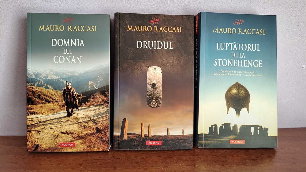 Mauro Raccasi – ciclul Romane celtice  (3 vol)