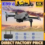 Нови 3 цвята E99 PRO Dron 4k HD 2 камери WIFI FPV Въздушна фотография.