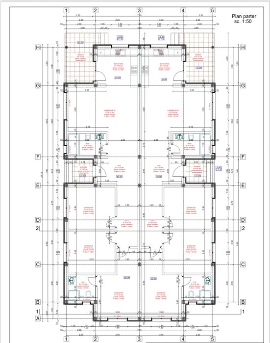 Vand 1/2 duplex, 3 dormitoare, 2 bai, mosnita noua, 100000 euro