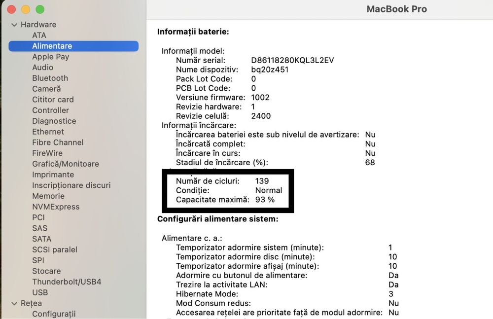 MacBook Pro 13-inch/ M1 / 8 Gb RAM / 256 Gb / Space Gray/ Ca nou |