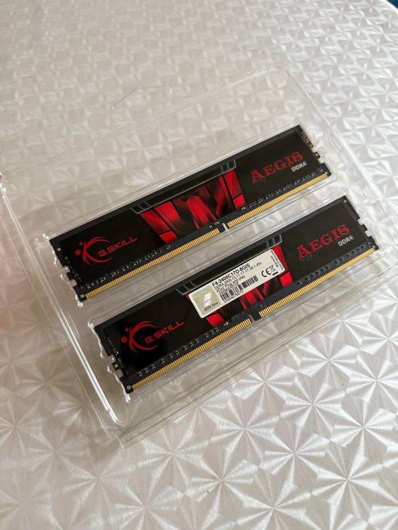 Оперативная память G.SKILL 8 ГБ DDR4 (2×4 ГБ) — F4-2400C17D-8GIS