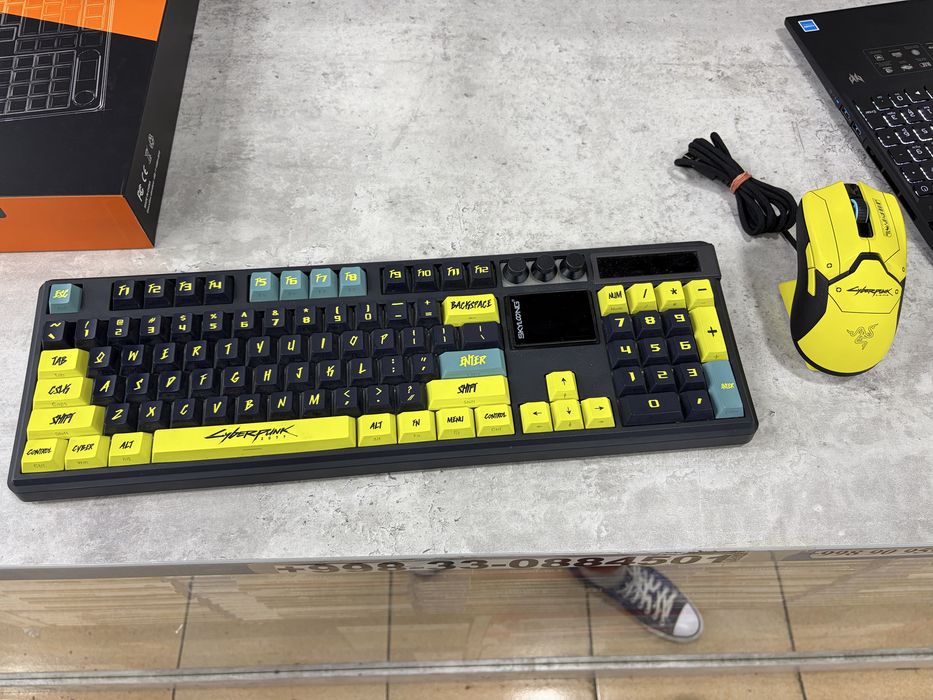Клавиатура и мышка комплект Cyberpunk 2077