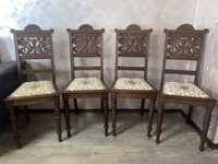Комплект 4бр. трапезни антични столове