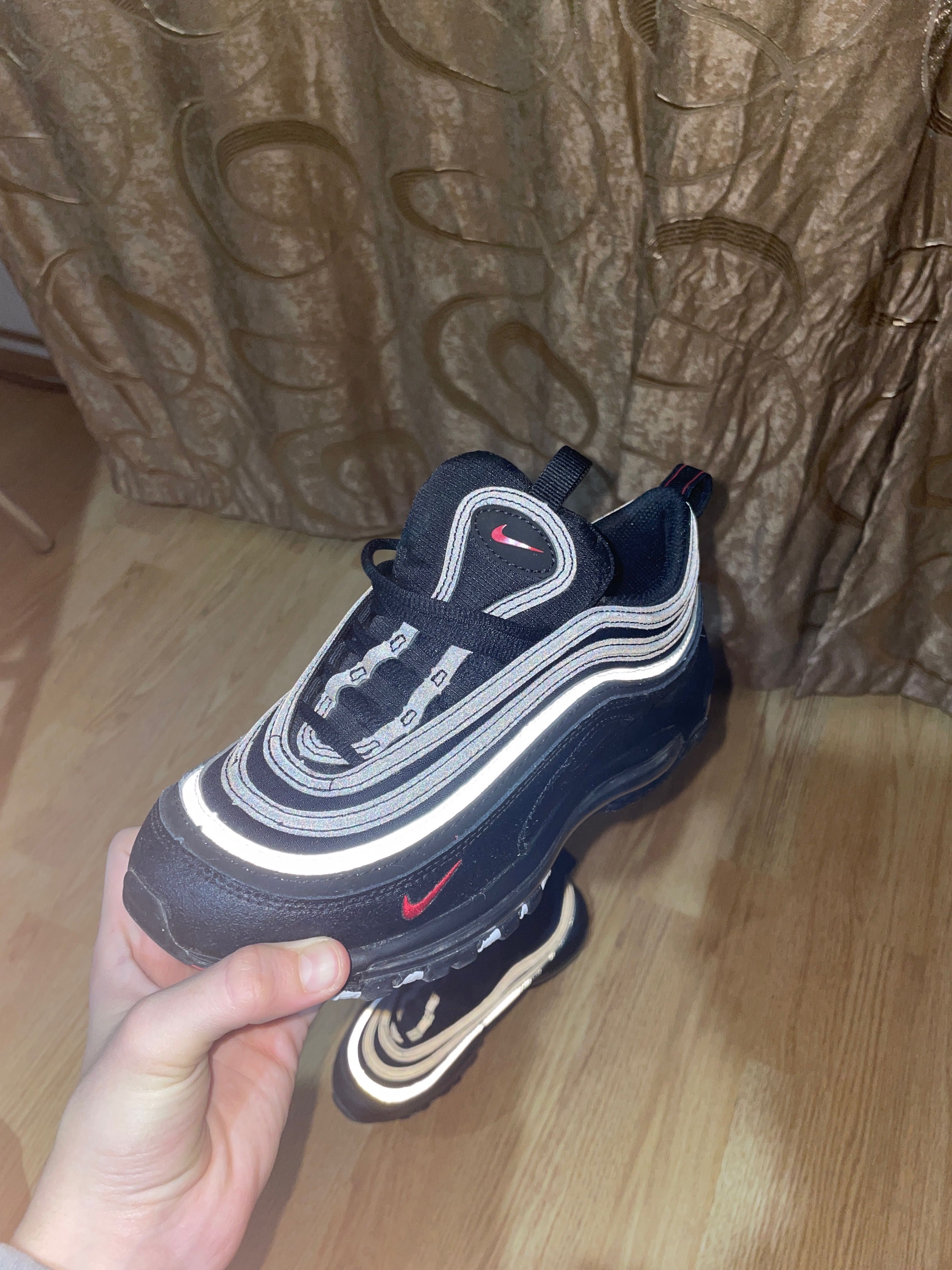 Nike air max 97 negru cu rosu