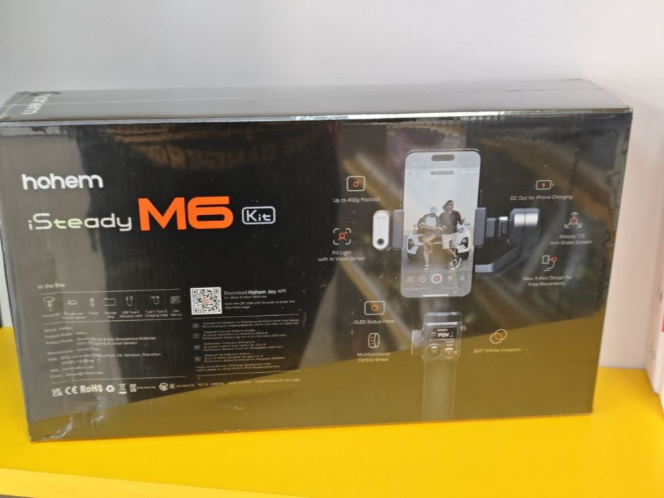 Stabilizator imagine Gimbal Hohem M6 Kit