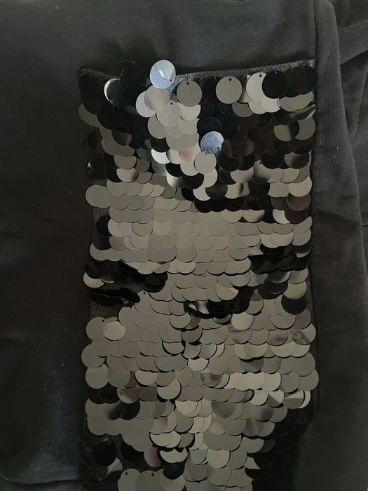 Блуза дълга тип рокля Gaelle с джобове от пайети