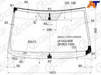 Стекло лобовое с обогревом щеток TOYOTA RAV4 #CA3# 05-12 Toyota Rav 4