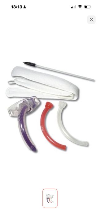 Трахеостомы Portex без манжетки ,размеры 7.5 и 8.0