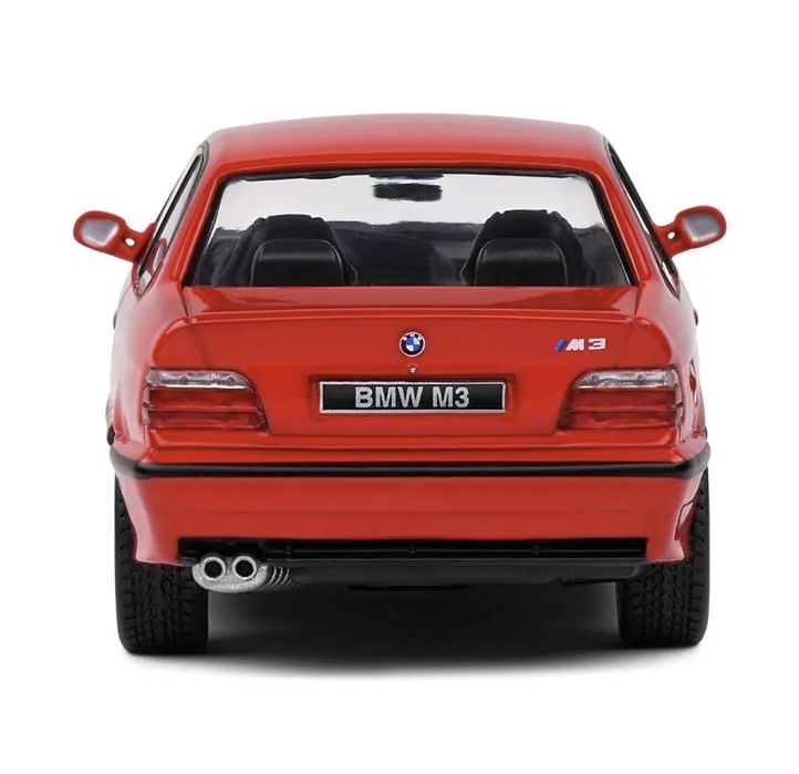 BMW E36 M3 Coupe machetă auto scara 1:43 (10cm) roșu Solido