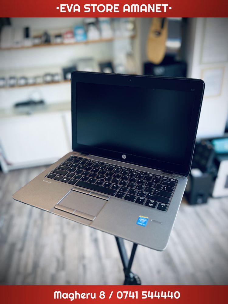 Laptop 12.5” HP EliteBook 820 Intel i5 500GB 8GB RAM Windows 10