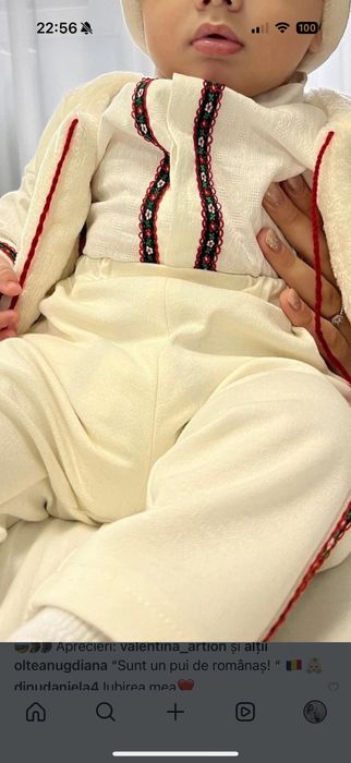 Costum popular anne bebe