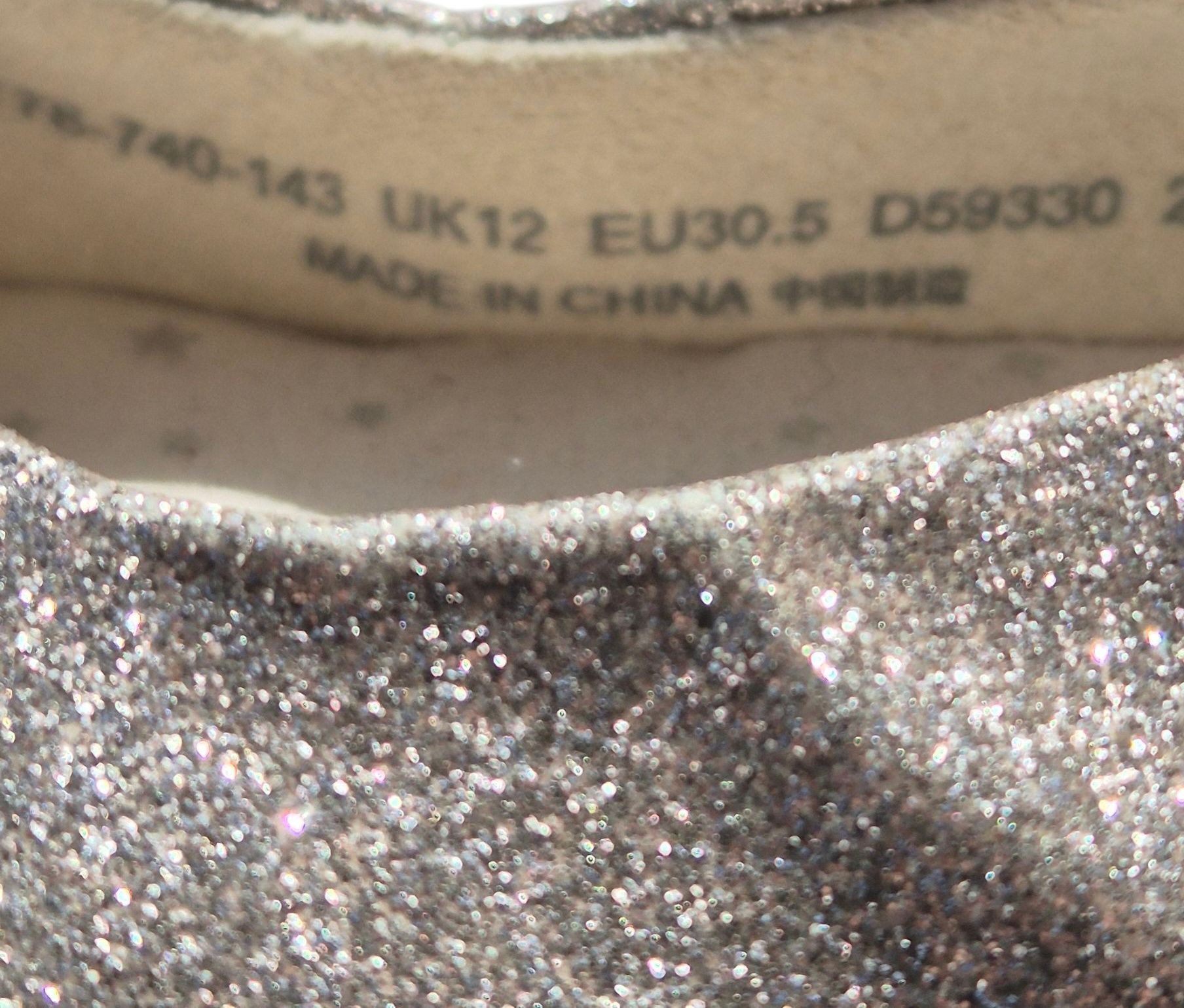 Balerini NOI 30,5 Next (12) auriu-argintiu spuma cu memorie, etichetă