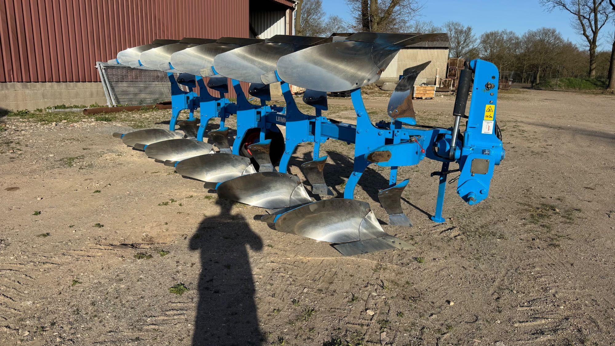 Lemken EurOpal 7 4+1. Claas Arion, Case Puma, John Deere