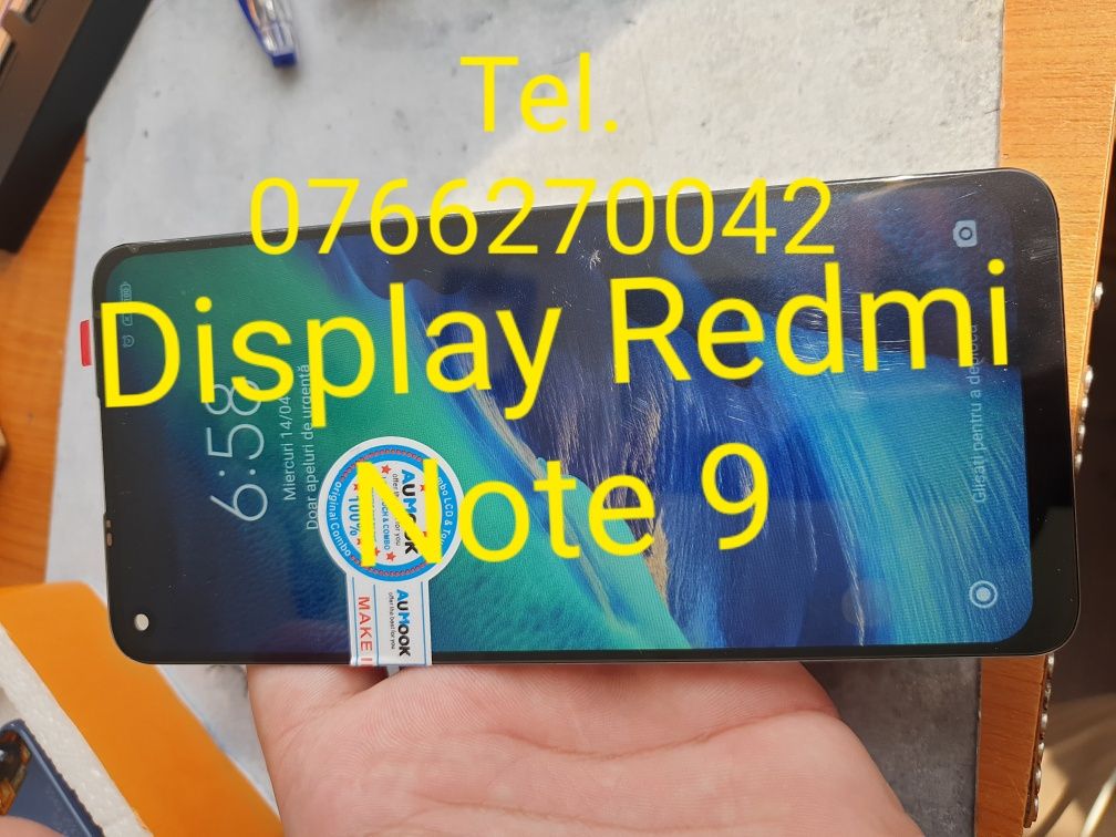 Display Redmi Note 9 NOU