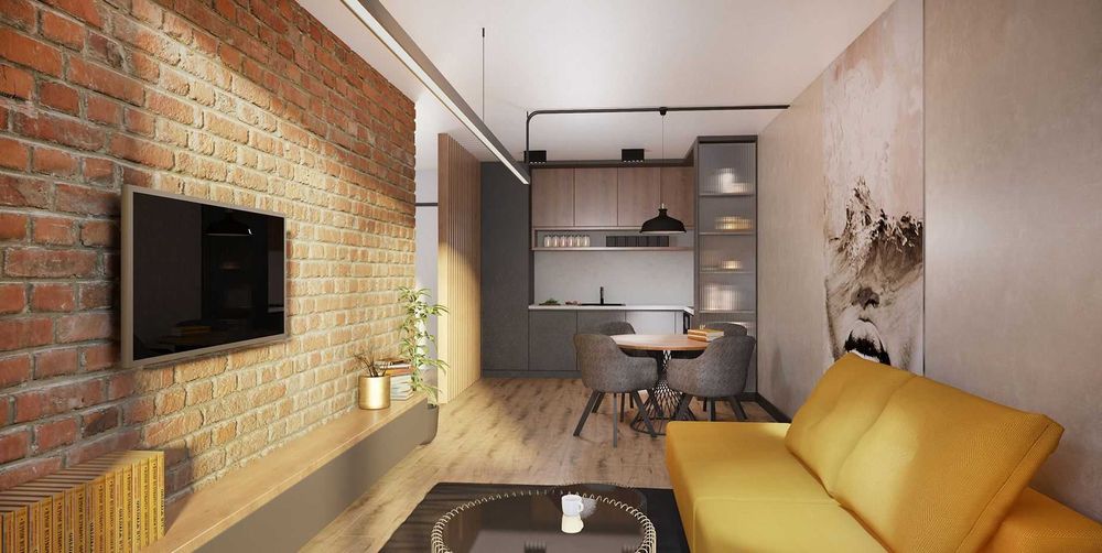 Интериорен дизайн , 3D Визуализации , Проектиране и Реализация