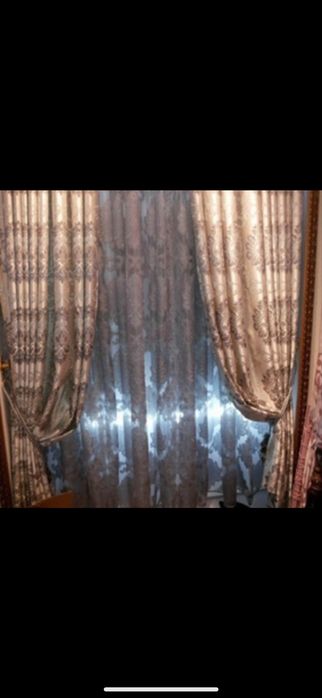В наличии Комплект шторы и тюль высота 3м