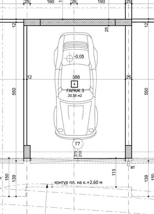 Продава гараж с площ 25,48м², лично от инвеститор