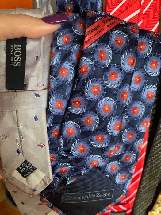 Вратовръзки на скъпи брандове, 100% коприна