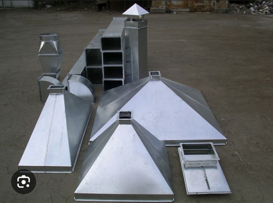 Канёк,уголок Жестянные изделя Дымаходы Трубы