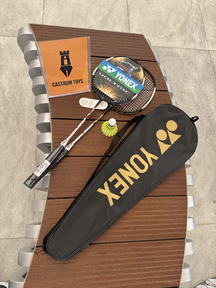 Ракетки для бадминтона Yonex, пара, с сумкой c балон Castrum Toys