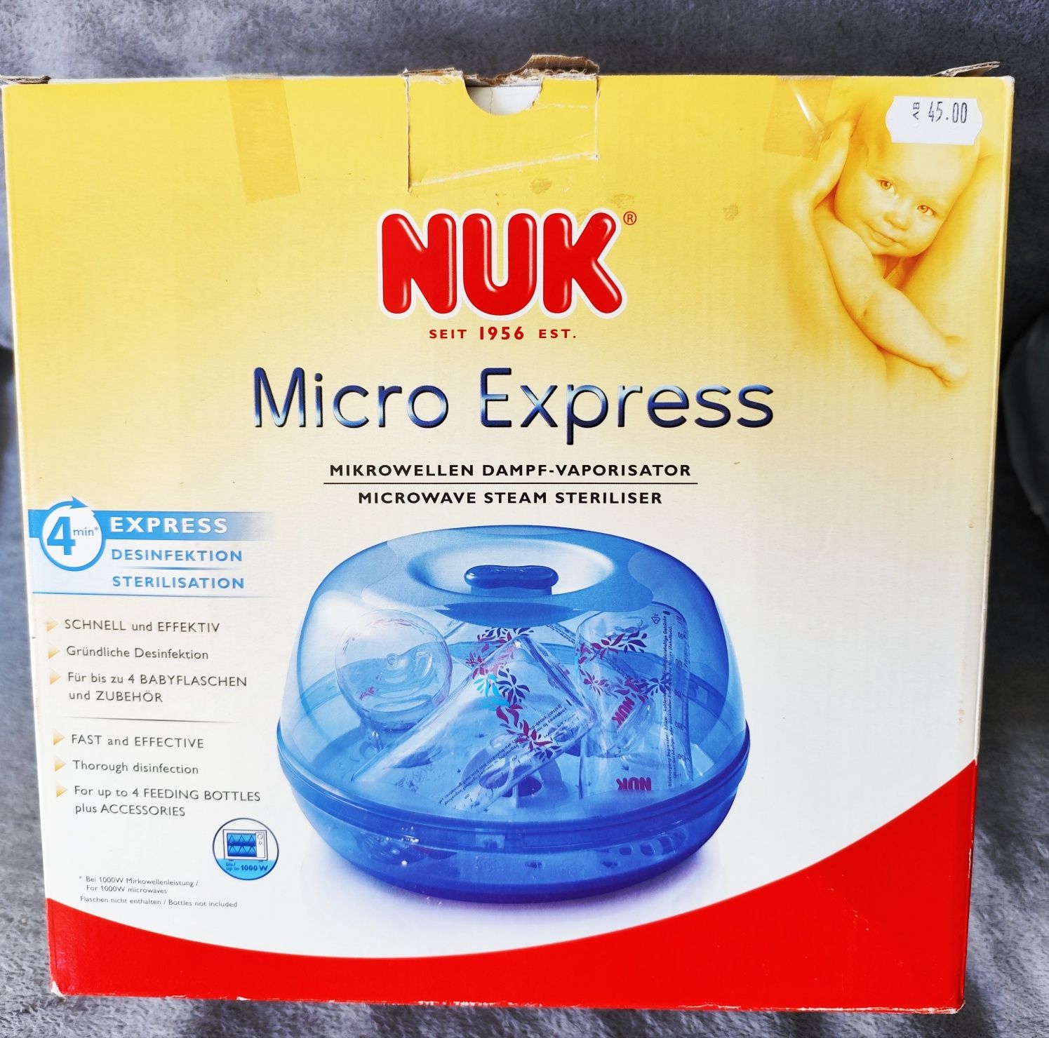 NUK стерилизатор за микровълнова