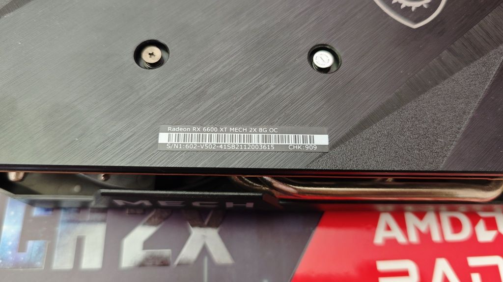 MSI RX 6600 XT Mech OC 8Gb