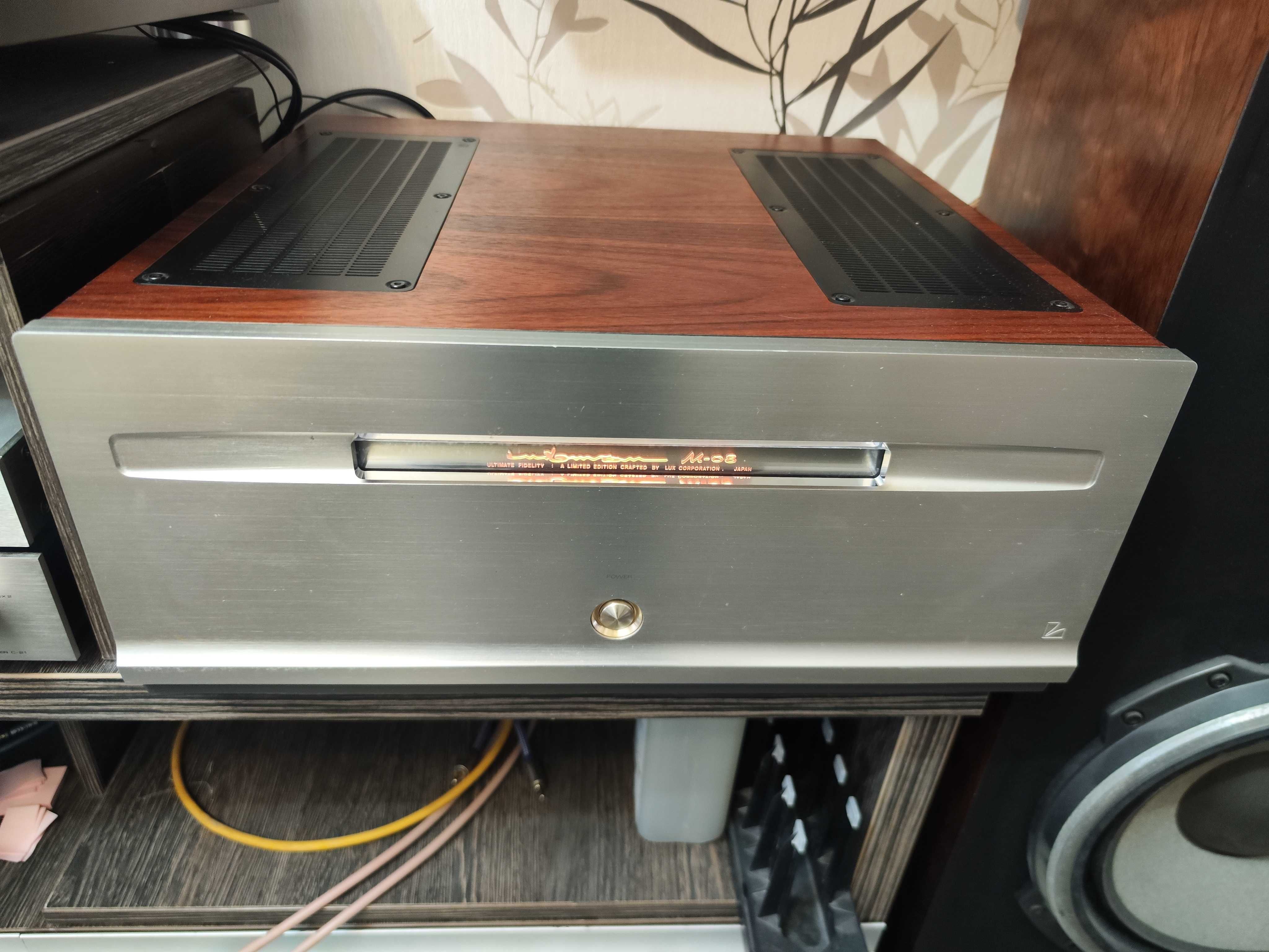 LUXMAN M-08 - Топовый оконечный усилитель .
