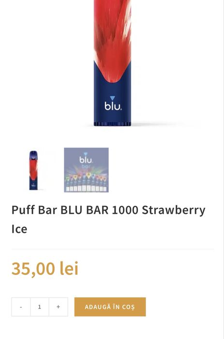 Blu bar  Arome Mixte