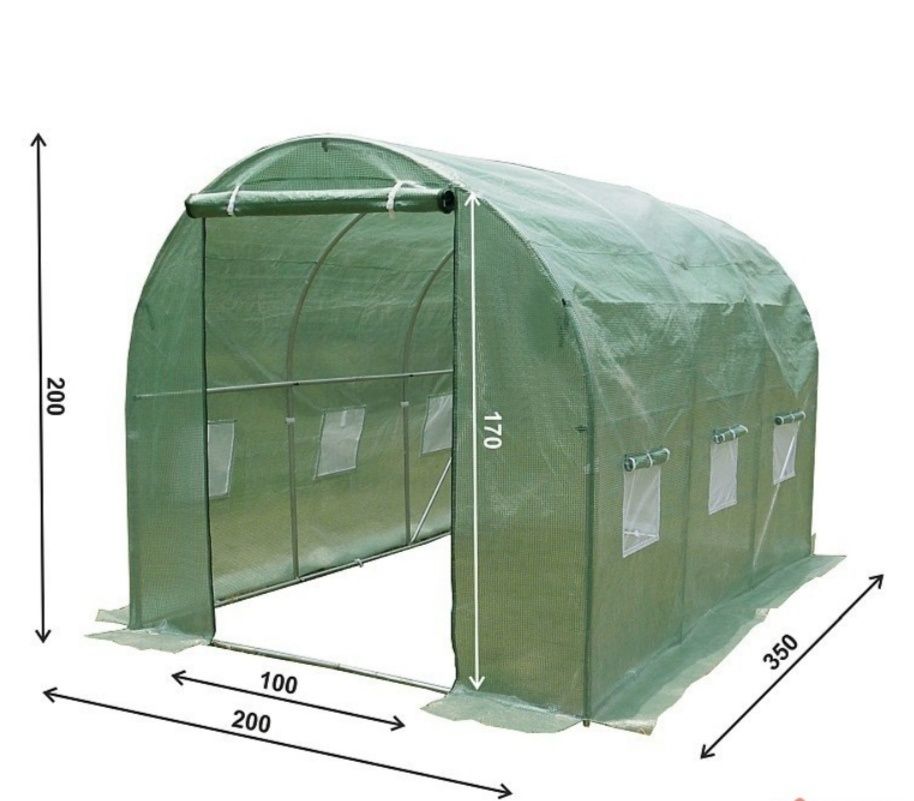 Градинска оранжерия, с размери 3.5/2/2 метра