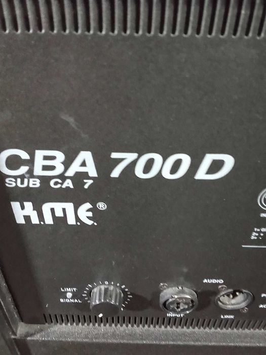 продам активные саб CBA 700 D KME .глистер