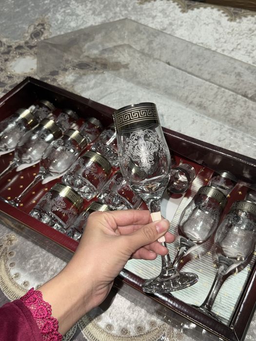 Набор бокалов Русь хрустальный Производство РОССИЯ