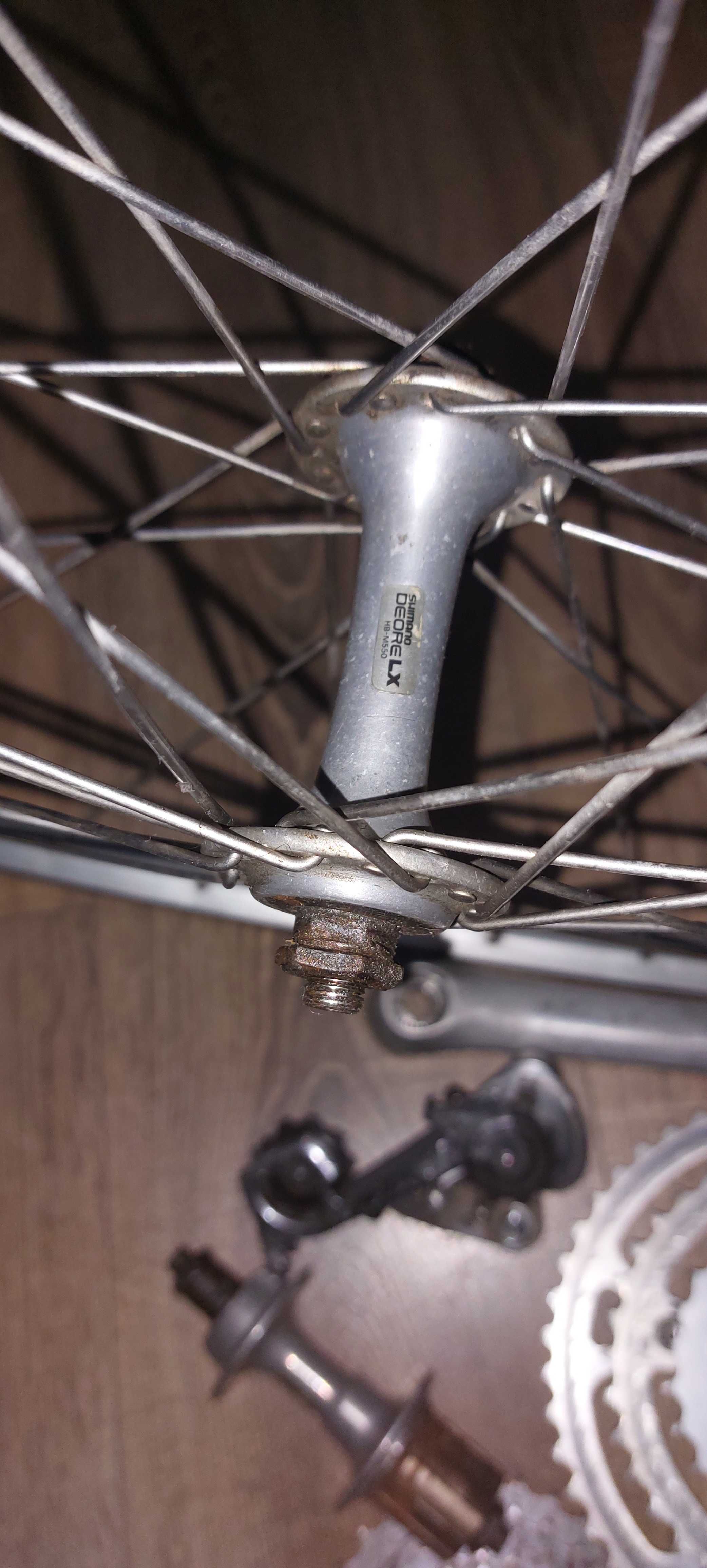 Groupset vintage Shimano Deore LX M550 (angrenaj, butuci, schimbator)