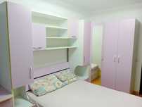 Mobila dormitor lavanda/alb