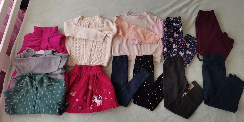 Lot haine fetiță, mărimea 122