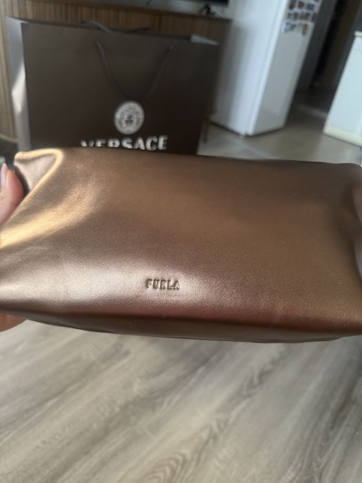 Furla оригинален чисто нов клъч чанта