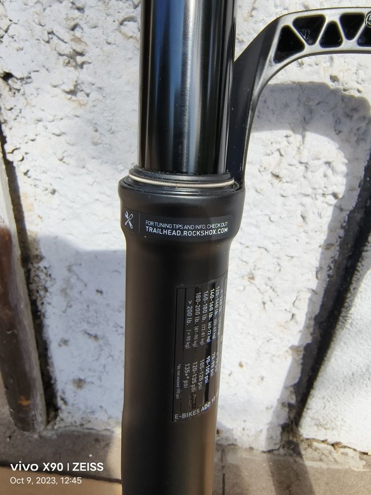 Вилка RockShox Reba RL Remote 29" 120мм 15x110