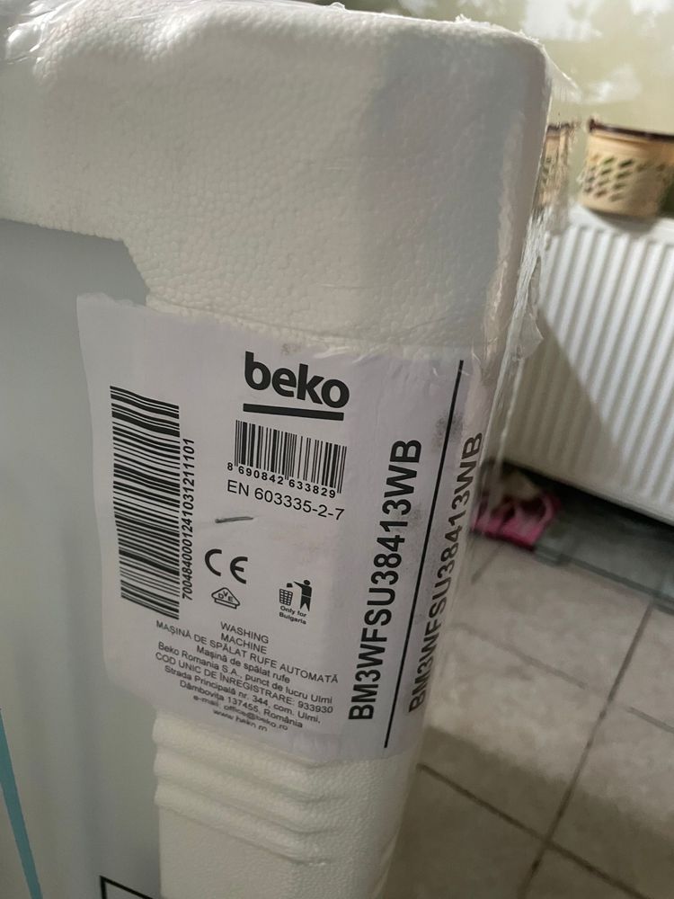 Masina de spalat Beko, noua nefolosita