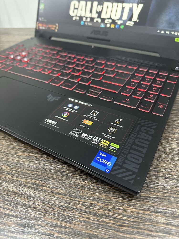12-ядерный i7 Asus TUF Gaming F15, видео RTX 4050 6GB для графики