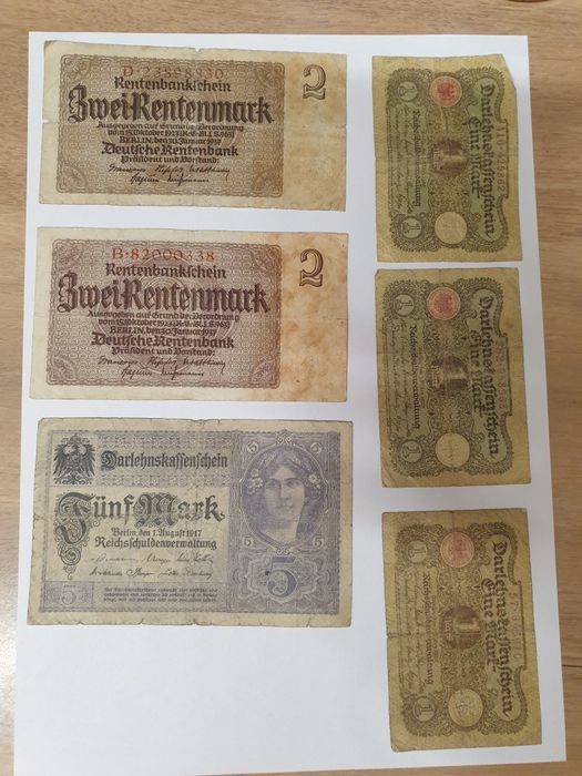 Bancnote nemtesti marci germane