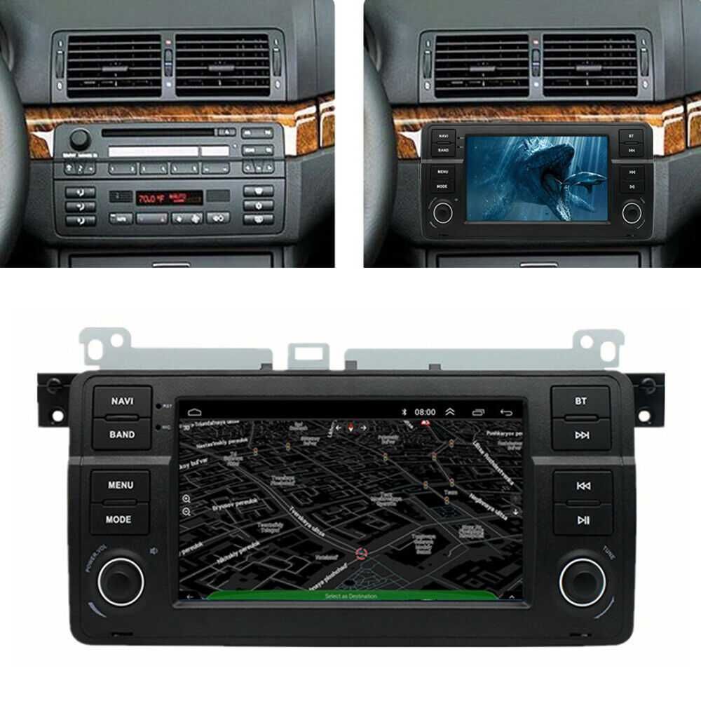 Мултимедия BMW E46 3 Двоен дин Навигация Android 316 318i 320, 325 330