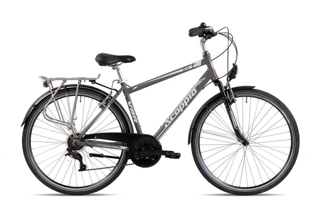 Мъжки трекинг велосипед Scorpio SC 1.0 28'', сив