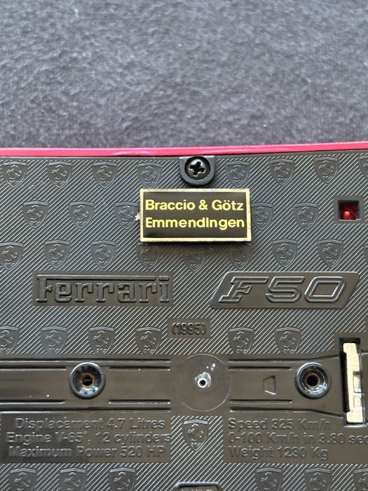 1 of 98 !!! Vând macheta Ferrari f50 Burago scara 1/18