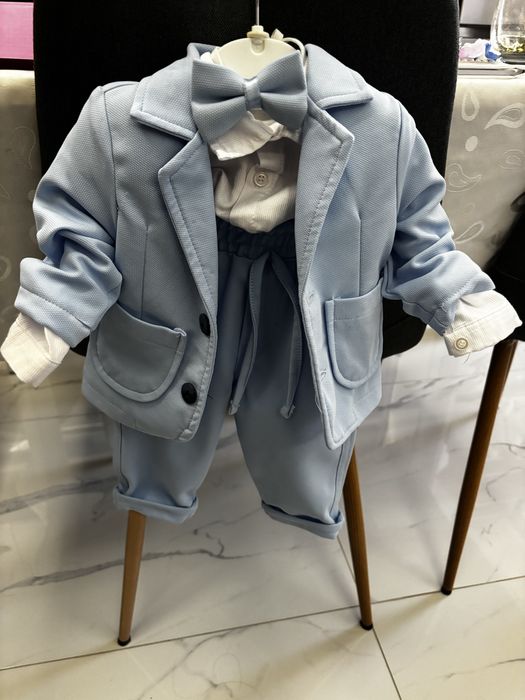 Бебешки официален костюм + ПОДАРЪК Обувчици