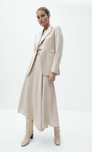 Sacou din lana Massimo Dutti, crem
