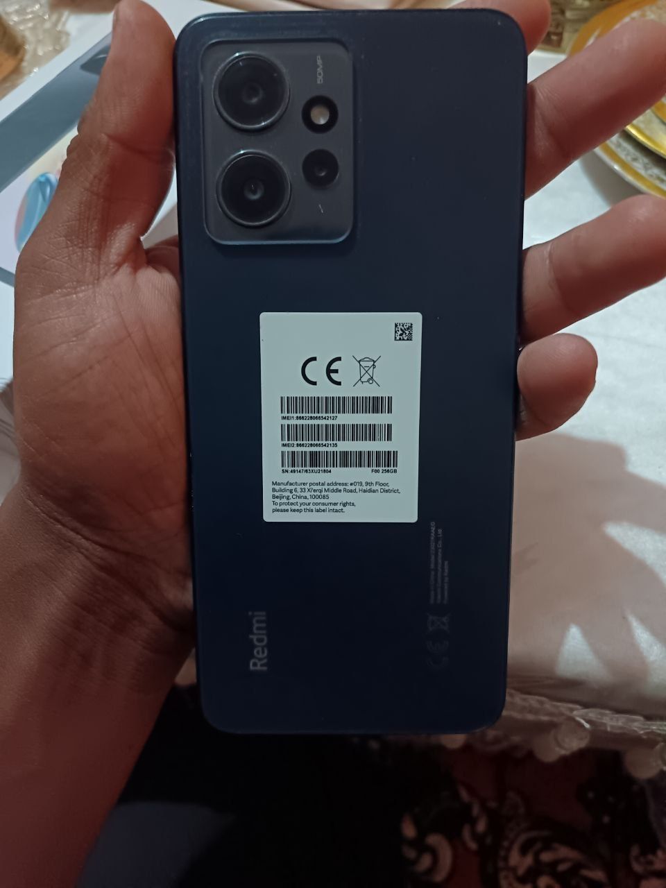 Redmi not 12   256 gb