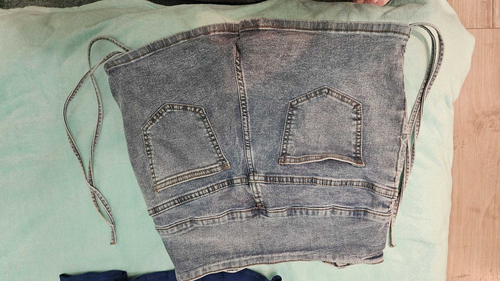 Къси дънки висока талия