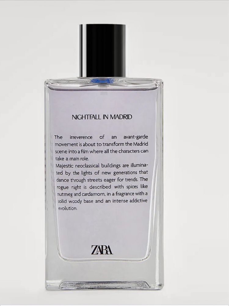 Zara , parfum 100 ml