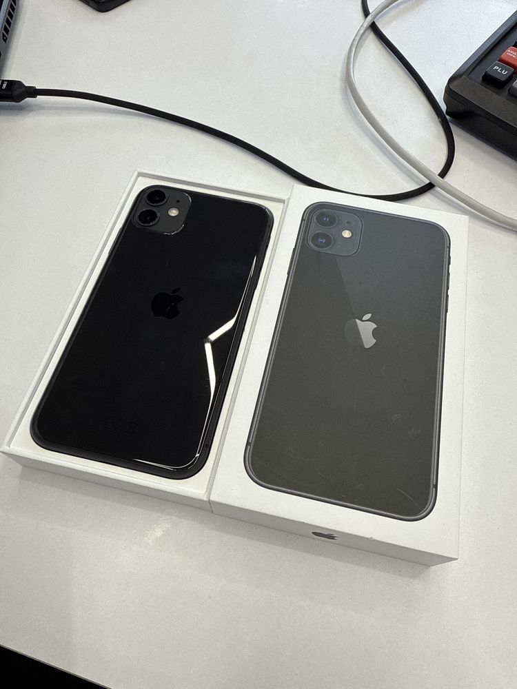 Iphone 11 128Gb Ca Nou la cutie  baterie 94% cu MDM