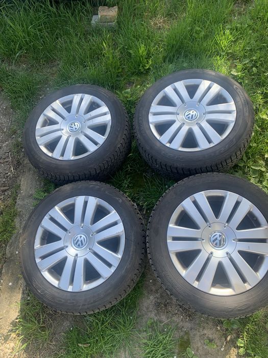 Jante vw audi R16 anvelope iarna 205/55/16